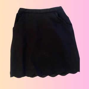 Scalloped Mini Skirt Skies Are Blue